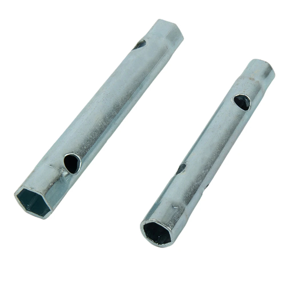 6PC 8-17mm Metric Tubular Box Wrench Set Tube Hollow Socket Wrench Filter Wrench Professional Automotive Repair Tool Set