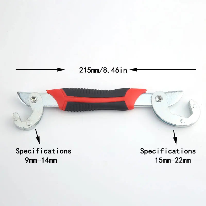 LIDIAO Handle Wrench Set 12pcs Socket Ratchet 1/2 Spanner Kit with Extension Rod and 10 Common Sockets Car Repair Hand Tools