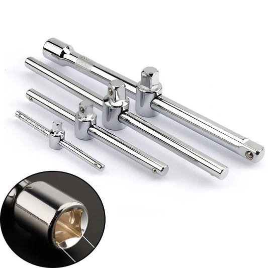 Crv Material 1/4" 3/8" 1/2" Drive Socket Wrench Extension Sliding T Bar Auto Repair Tools Sleeve Slide Bar Spanner